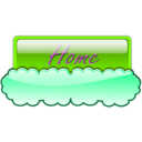 download Cloud Button 3 clipart image with 270 hue color