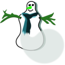download Snowman Abstract clipart image with 90 hue color