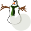 Snowman Abstract