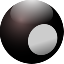 download 8 Ball clipart image with 0 hue color