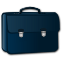 download Briefcase clipart image with 180 hue color