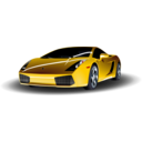download Lamborghini Gallardo clipart image with 0 hue color