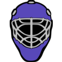 download Goalie Mask Simple clipart image with 135 hue color