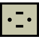 download Wall Socket clipart image with 0 hue color