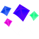 download Kites clipart image with 225 hue color