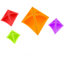 download Kites clipart image with 0 hue color