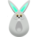 download Easter Egg Bunny clipart image with 225 hue color