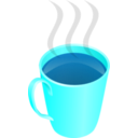 download A Cup Of Tea clipart image with 180 hue color