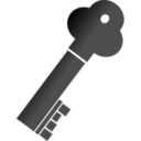 download Key clipart image with 90 hue color