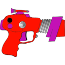 download Ray Gun clipart image with 315 hue color