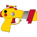 download Ray Gun clipart image with 0 hue color