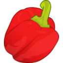 download Red Pepper clipart image with 0 hue color