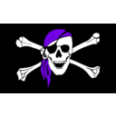 download Drapeau Pirate clipart image with 270 hue color