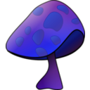 download Mushroom clipart image with 225 hue color
