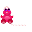 download Frog Froggo clipart image with 225 hue color