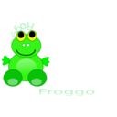 download Frog Froggo clipart image with 0 hue color