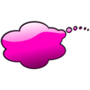download Speach Bubble clipart image with 315 hue color