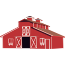download Red Barn clipart image with 0 hue color