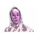 download Young Nun clipart image with 270 hue color