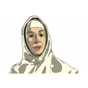 download Young Nun clipart image with 0 hue color