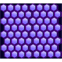 download Honeycomb Cells clipart image with 225 hue color