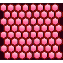 download Honeycomb Cells clipart image with 315 hue color