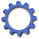 download Gearwheel clipart image with 180 hue color