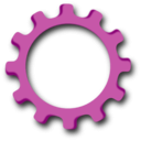 download Gearwheel clipart image with 270 hue color