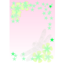 download Dragonfly Notepaper clipart image with 90 hue color