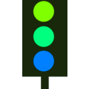 download Traffic Light clipart image with 90 hue color