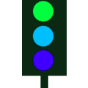 download Traffic Light clipart image with 135 hue color