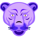download Lion Face clipart image with 225 hue color