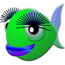 download Bluefish clipart image with 270 hue color