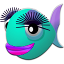 download Bluefish clipart image with 315 hue color