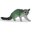 download Ringtail Bassariscus Astutus clipart image with 90 hue color
