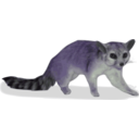download Ringtail Bassariscus Astutus clipart image with 225 hue color