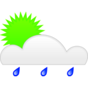 download Sun Rain clipart image with 45 hue color