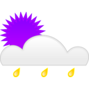 download Sun Rain clipart image with 225 hue color
