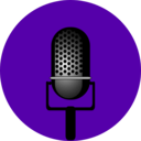 download Entertainment Microphone clipart image with 270 hue color