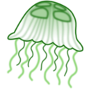 download Jellyfish clipart image with 270 hue color