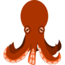 download Octopus clipart image with 90 hue color