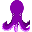 download Octopus clipart image with 0 hue color