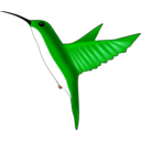 download Hummingbird clipart image with 0 hue color