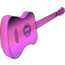 download Guitar Profile Philippe 01 clipart image with 270 hue color