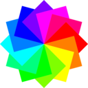 download 12 Square Dodecagram clipart image with 270 hue color