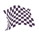 download Chequered Flag Abstract Icon clipart image with 90 hue color