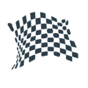 Chequered Flag Abstract Icon