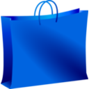 download Blue Bag clipart image with 0 hue color