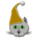 download Xmascat clipart image with 45 hue color