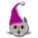download Xmascat clipart image with 315 hue color